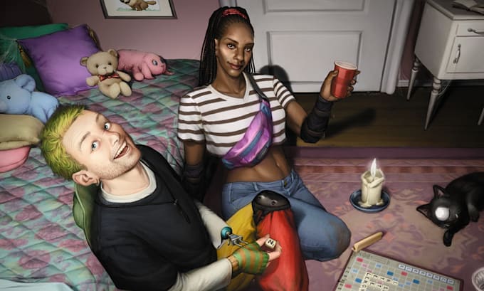 paint beautiful character illustration for you