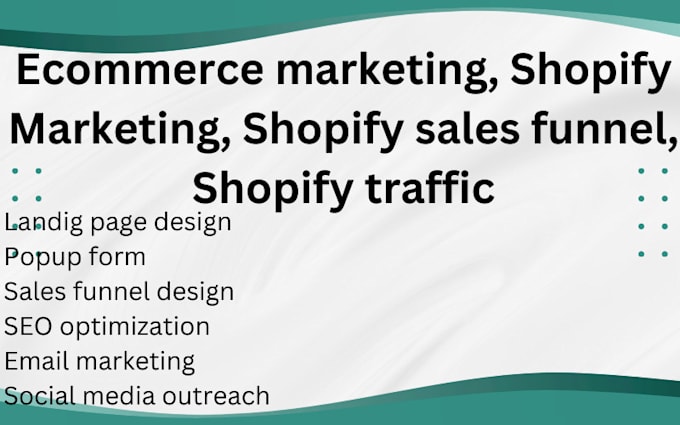 do shopify promotion, shopify marketing shopify sales website promotion