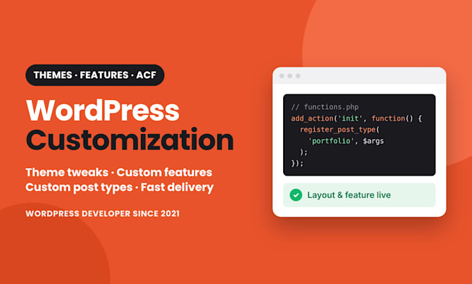 customize your wordpress theme and add custom functionality