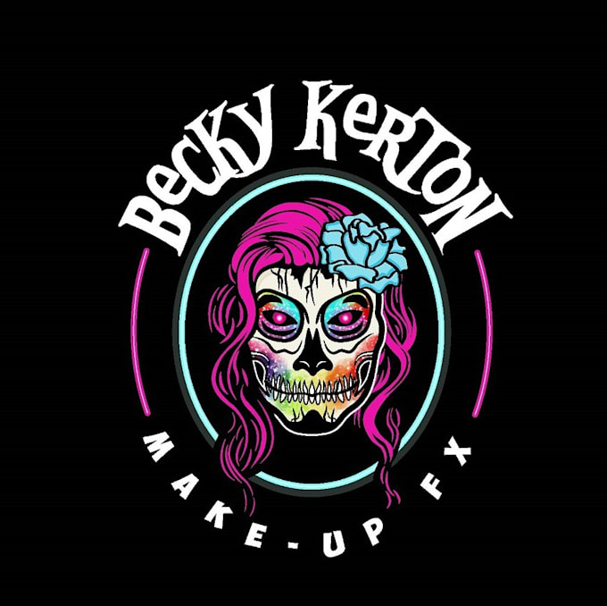 design a professional modern horror logo