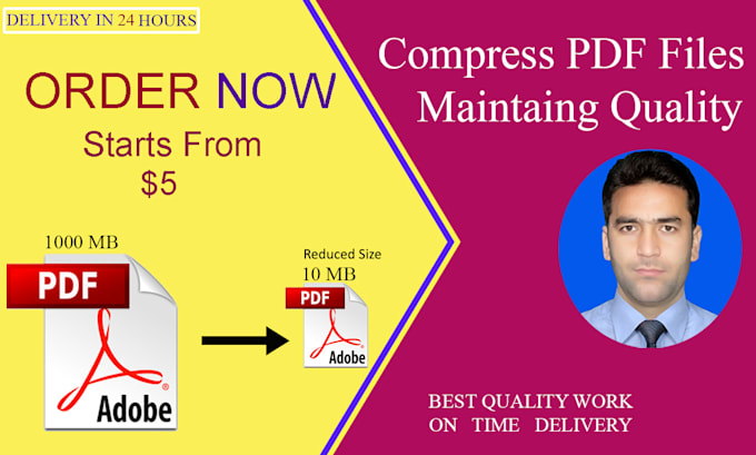 compress PDF, reduce and decrease PDF files