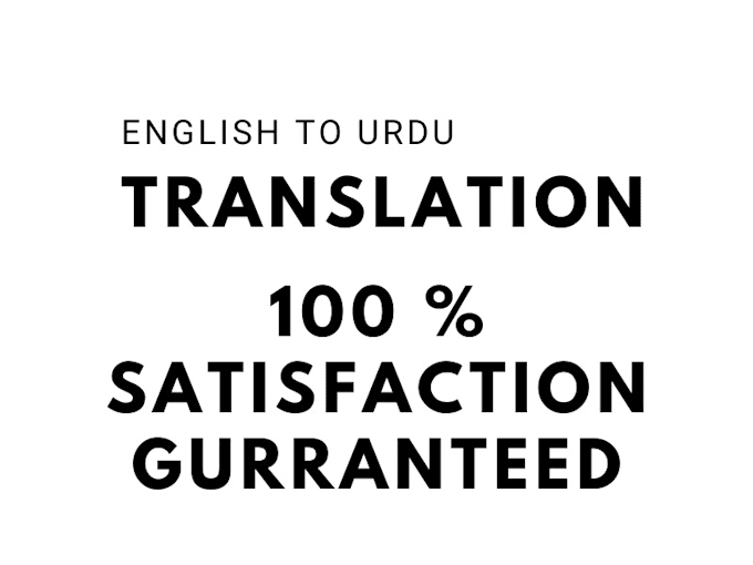 Do english to urdu and urdu to english translation by Ahmedaftab344