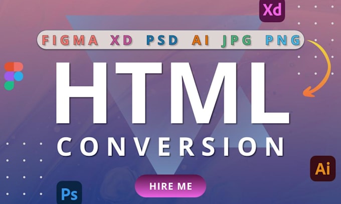 Convert psd to html xd to html figma to html responsive css by ...