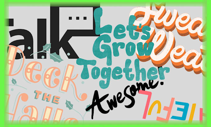Do hand lettering typography design for you or your brand by ...