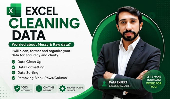 do excel data entry in low price, data cleaning, data entry