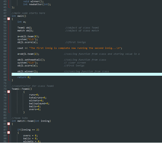 Do any kind of cpp coding work, projects and assignments by Blue70 | Fiverr
