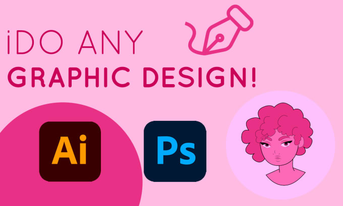 Do any graphic design with illustrator and photoshop by Fedmarl Fiverr