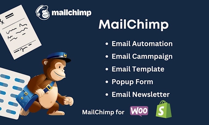 create professional mailchimp campaign for woocommerce and shopify automation