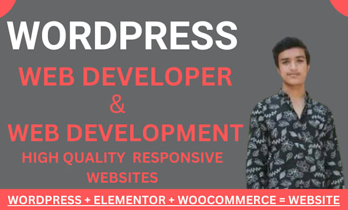 be your wordpress developer and do website development