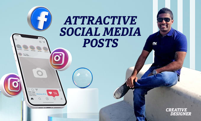 design attractive social media posts and ads