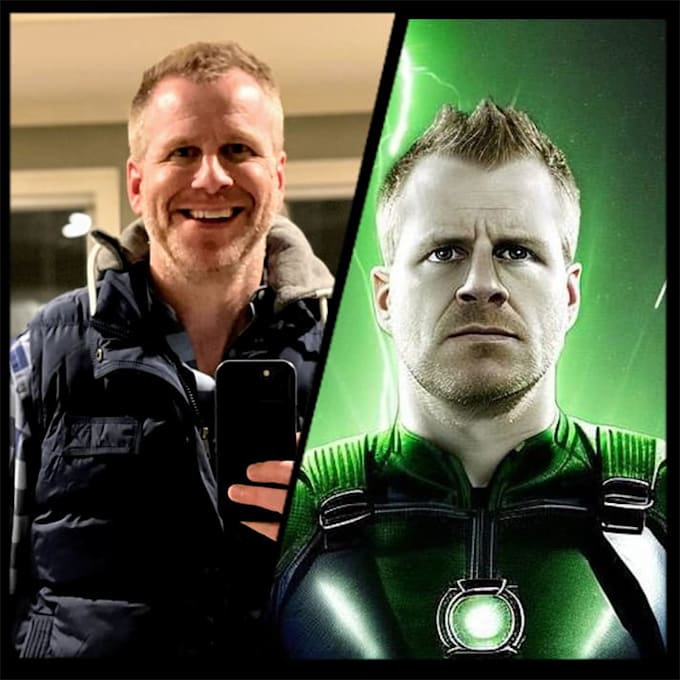 Turn you into a superhero by Crmcguire74 Fiverr