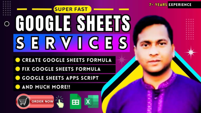 Create Edit And Fix Any Google Sheets Formula And Dashboard By Excel Bird Fiverr