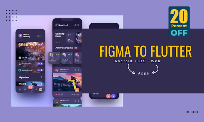 Design flutter apps, flutter ui, convert figma to flutter by Nomi6290 ...