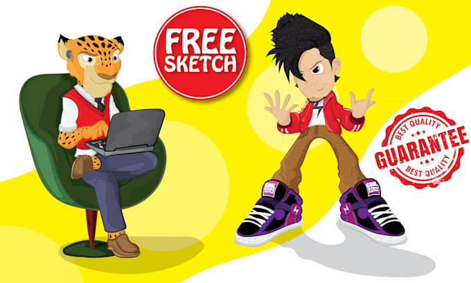 Create A Custom Cartoon Character Mascot By Thusheera Fiverr Create A Custom Cartoon Character Mascot By Thusheera Fiverr