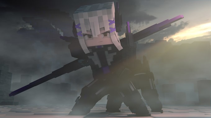 make you an awesome 3d render of minecraft