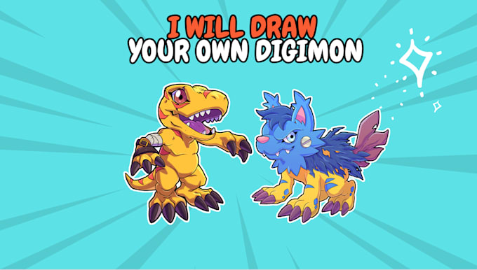 draw your own digimon or fake digimon