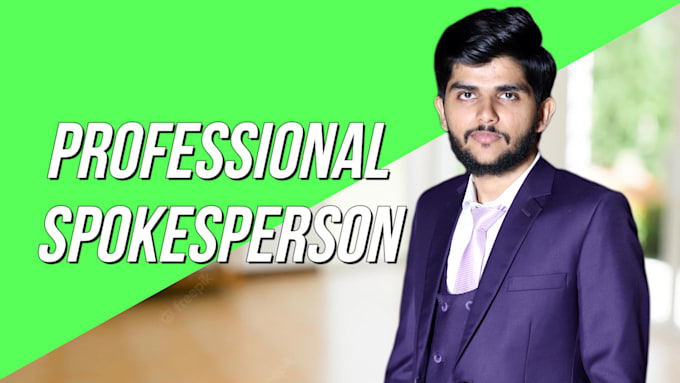 provide a professional spokesperson video in HD or 4k