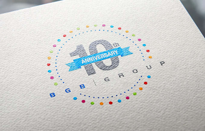 make anniversary,event, charity or carnival logo