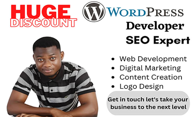 Design a clean responsive seo ready wordpress website by Jadeson7 | Fiverr