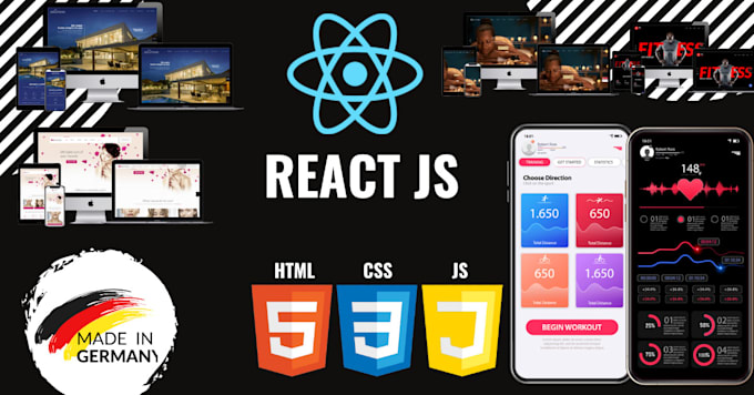 React js web app german by Dreamboy09 | Fiverr
