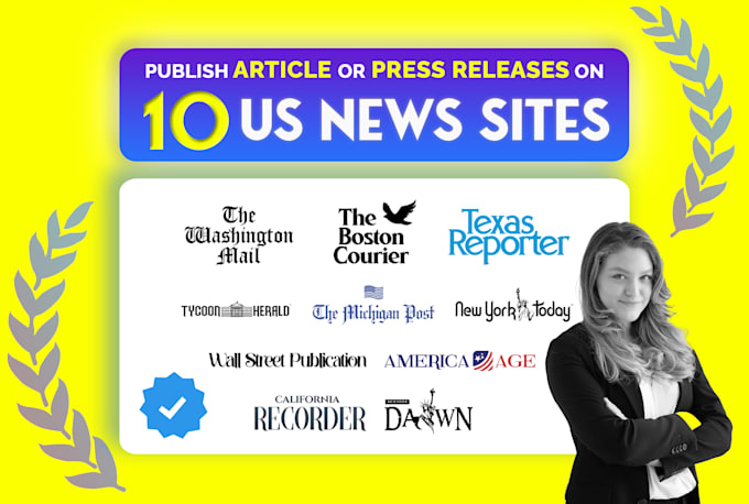 publish an article or press release on 10 us news sites
