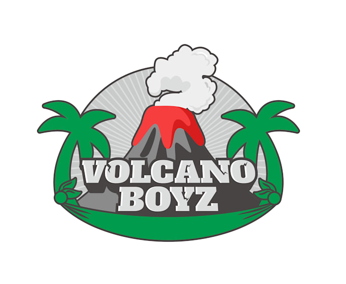 do make an modern custom volcano logo
