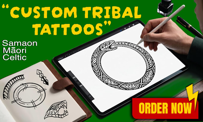 design unique authentic tribal tattoos