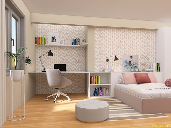 do realistic rendering 3d for your space