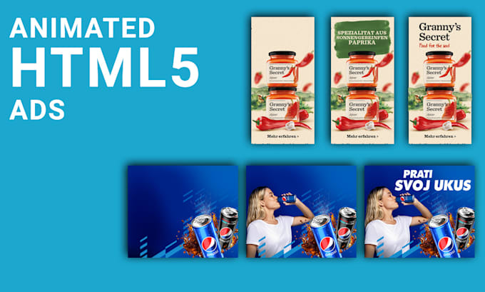 Design and produce html5 animated ads by Djordjegrujicic | Fiverr