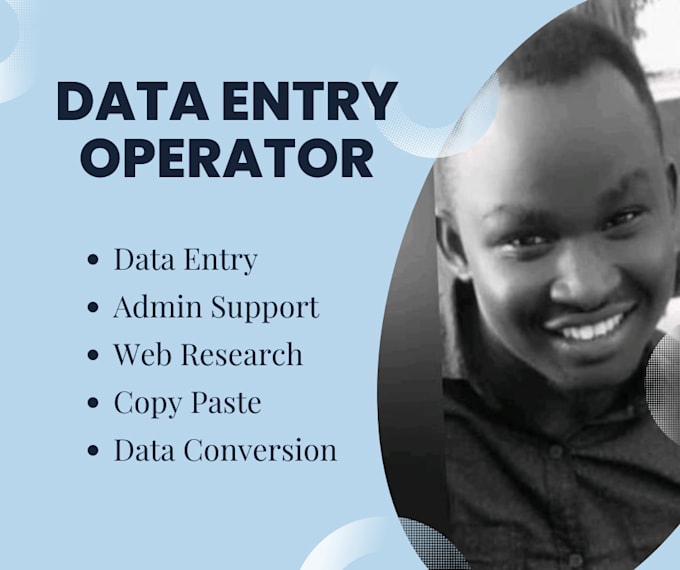 Be your data entry operator by Milajoshua Fiverr