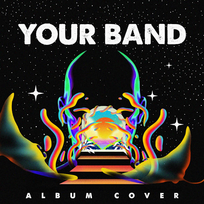 Illustrate high quality album cover by Glamoras Fiverr