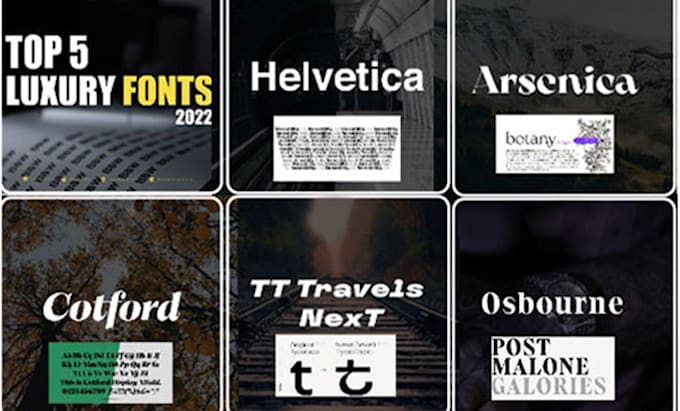 do any typography poster design