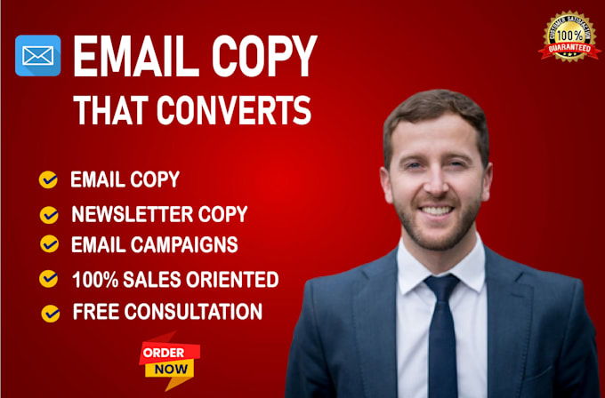 write pro email copy or copywriting for cold email marketing campaign