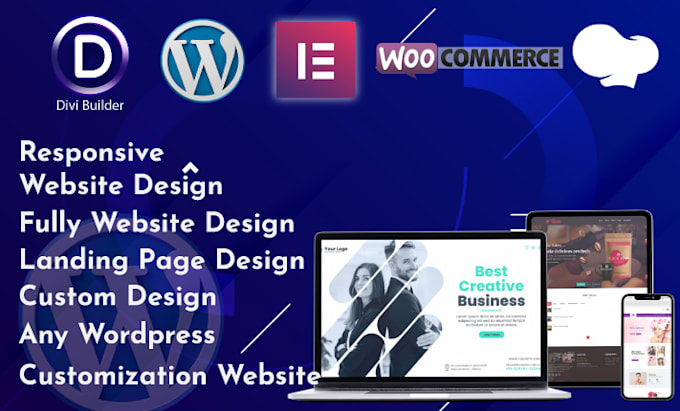 Develop modern wordpress website, landing page, lander, and ...