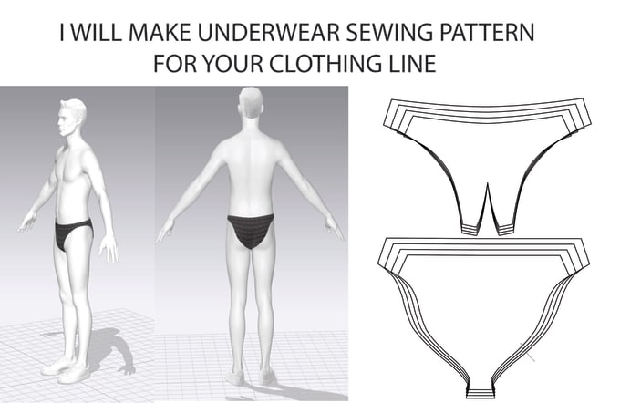 make underwear sewing pattern for your clothing line