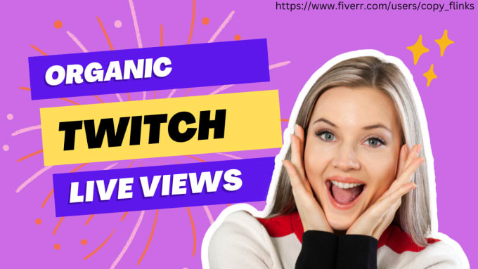 Do skyrocket organic twitch channel promotion to get more live views by ...