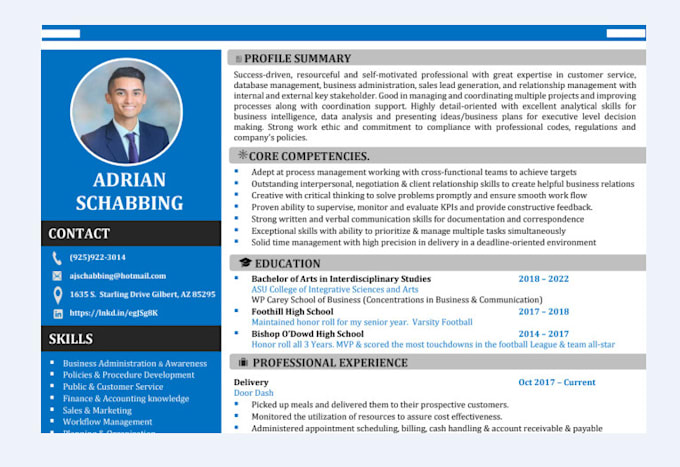 Design a best cv and cover latter by Ghulammohiodin9 | Fiverr