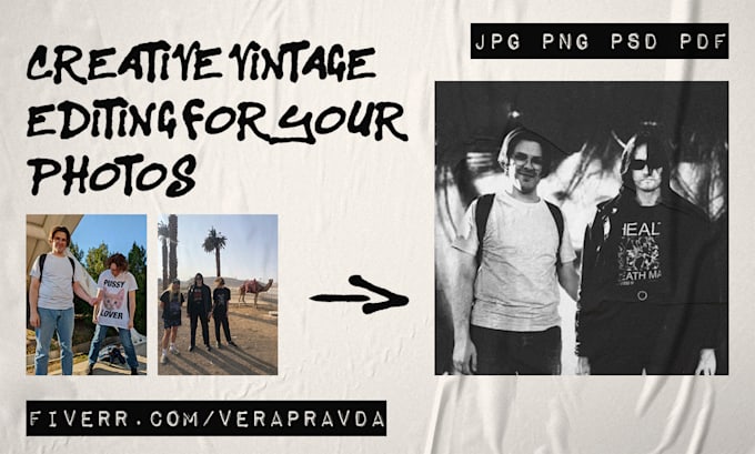 Emo Photo Editor Do an alternative goth, emo, punk edit of your photo by Verapravda | Fiverr