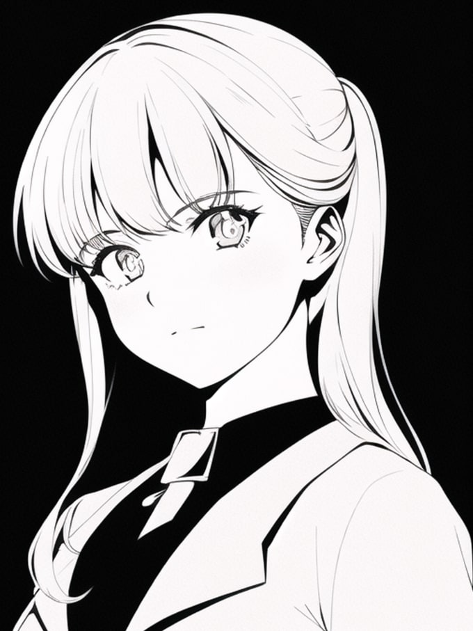 Draw your character in monochrome manga style sfw and nsfw by ...