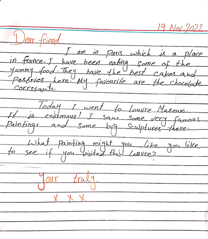 Writes notes in good hand writing by Zartashamajid | Fiverr