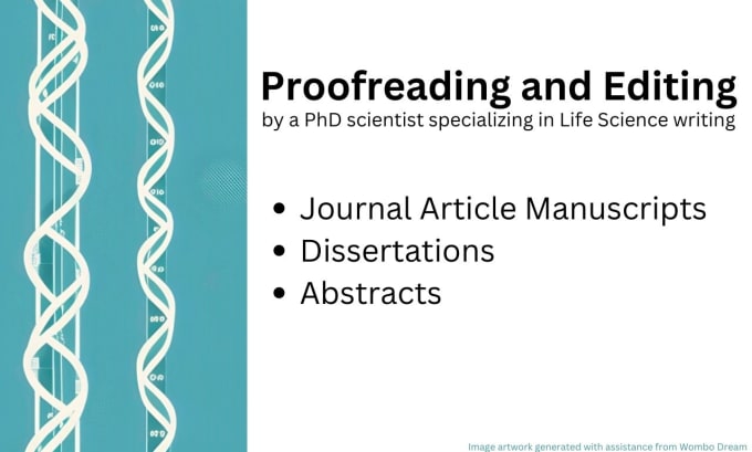 proofread and edit your academic journal manuscript