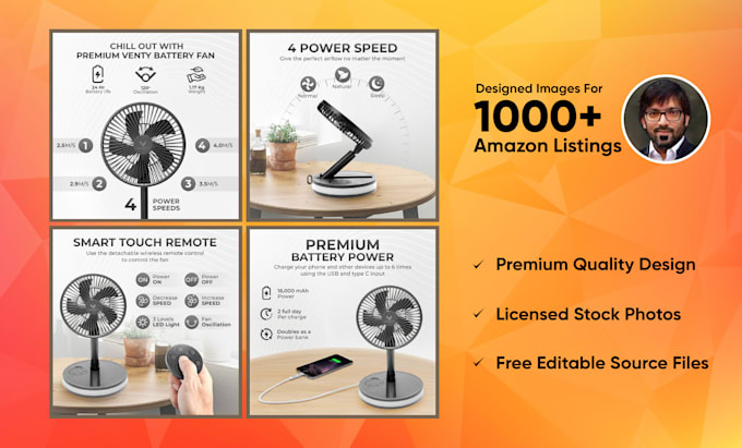 design amazon product images for listings