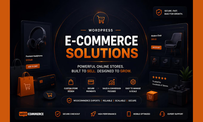 develop an ecommerce with wordpress