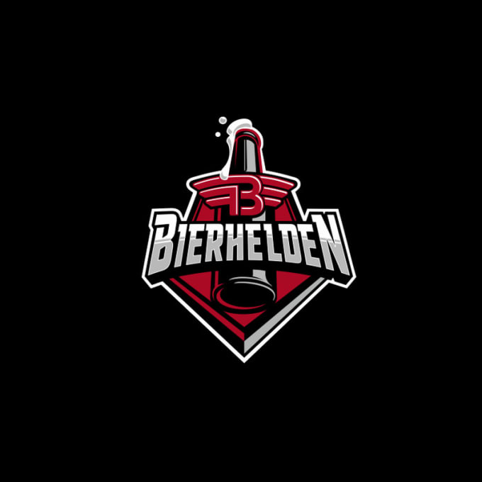design popular classic elegant bierhelden logo