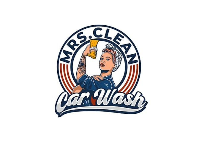design a eye catching cleaning and maintenance logo
