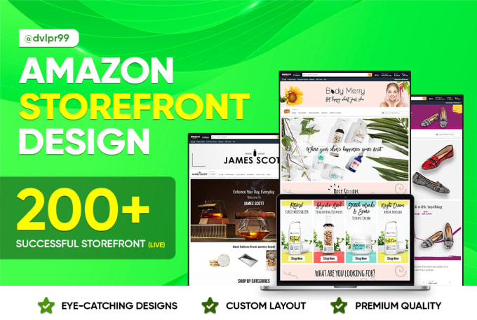 Design and create professional amazon storefront or brand store by ...