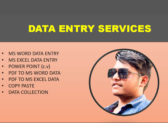 do data entry ms word, excel, power point, copy paste work