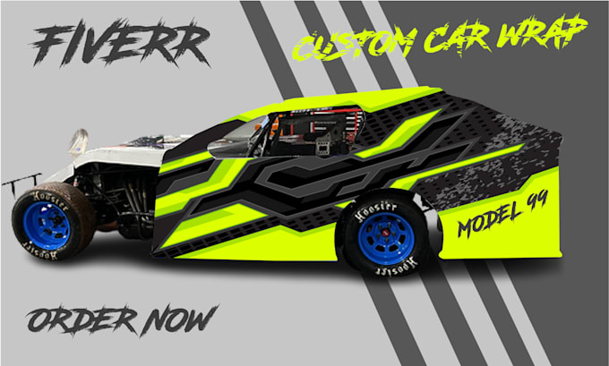 do custom car, vehicle wrap, racing car, livery car, sports car, wrap design