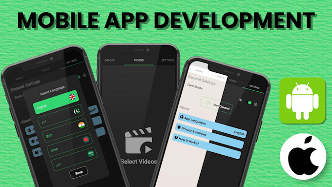 be you professional app developer for custom android and ios applications