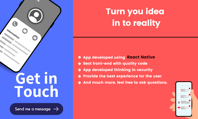Develop your front end mobile application using react native by ...